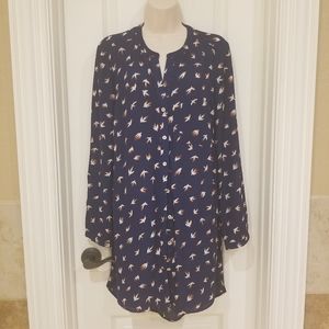 DR2 Bird Shirt Dress - Wear Multiple Ways